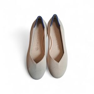 Rothy’s the Ecru Flat W/ Tortoise Bottom